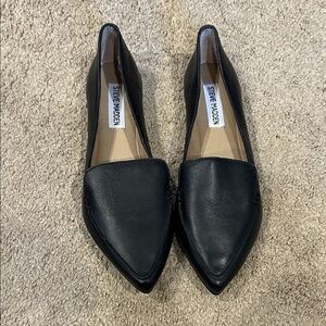Steve Madden Feather loafer black leather 7